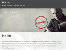 Tablet Screenshot of carabito.com